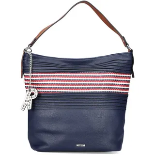 Rieker Damen Schultertasche Tasche H1067, Farbe:Blau - Blau