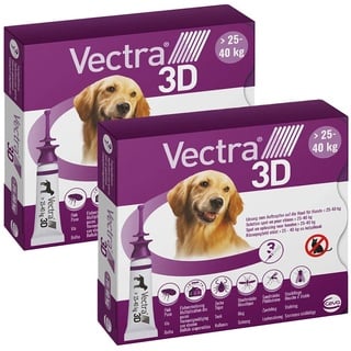 Vectra 3D Hunde U 25-40Kg Doppelpack 2x3 St Lösung