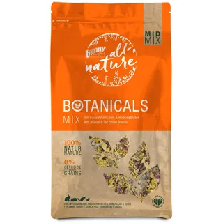 Bunny Nature BOTANICALS MID Mix Gänseblümchen & Rotkleeblüten - 120 g