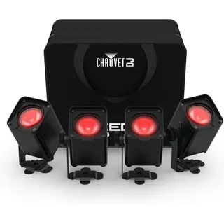 Chauvet DJ Freedom H1 IP X4 Wireless LED-Wash-Lichtsystem 4er-Pack schwarz