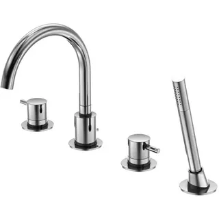 Steinberg Serie 100 4-Loch Wanne/Brause Rand Armatur (100.2400)