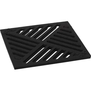 ACO Gussrost für den Hofablauf Gusseisen, schwarz, 25 x 25 cm