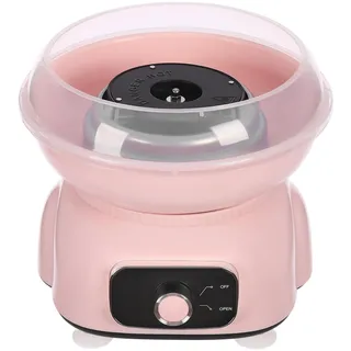 Zuckerwattemaschine für Zuhause, Retro Cotton Candy Machine, 500 W Zuckerwatte Maschine mit Zubehör, Rosa