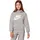 Fleece Hoodie Kinder grau/weiß 147-158