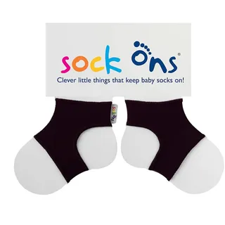 Sock Ons Babysöckchenhalter schwarz 0-6 Monate