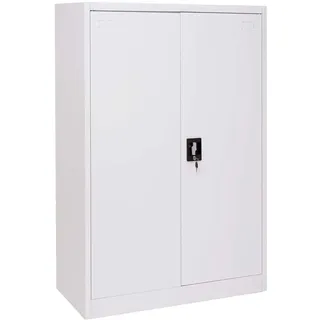 Proregal Aktenschrank 140x90x40 cm Weiß