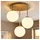 GLOBO HARMON 3 rund gold/beige