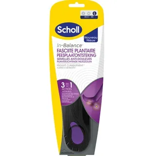 Scholl In-Balance Schmerzlindernde Einlegesohlen Plantar Fazilität L 1 Paar