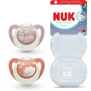 NUK First Choice Night 6-18 m Schnuller 2 St.