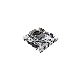 CWWK NAS Motherboard 8 Bay mit 10GbE RJ45 LAN, N150 CPU Mini ITX PC Mainboard Weiß M8 (N100 Upgrade), 2 x NVMe, Dual 2.5Gb Ethernet, M.2 WiFi, USB-C, DDR5 NO RAM/SSD, PCIe x1, TF