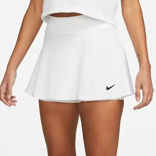 Nike Court Dri-FIT Victory gerüschter Rock Damen White/Black XS