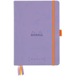 Rhodia Goalbook A5 120 Blatt) weiß 90g, Dot/punktkariert Schwertlilie 118578C