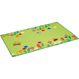 Erzi 51175 Teppich Blumenwiese, geeignet für Gruppenräume und Kinderzimmer