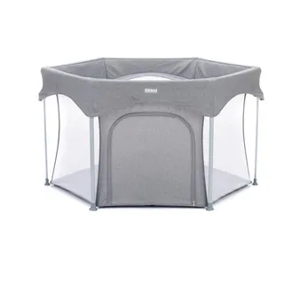 fillikid Laufgitter 6-eckig Athen Exklusiv in Grau | Gr.: onesize