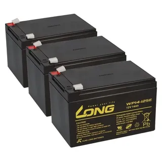 KungLong 36V 3x 12V 14Ah AGM BLEI AKKU kompatibel ELEKTRO SCOOTER 1000 Turbo