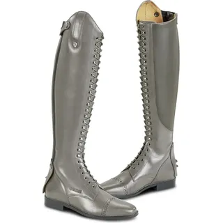 BUSSE Reitstiefel LAVAL grau Schürrstiefel viele Größen, Farbe:grau, Größe:38-Wade-KW (43/37-39) - Grau - 38