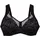 BH Clara Art Moulded Comfort Bra schwarz, B, 90 Damen,