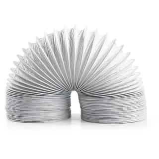Nedis DRHO100BWT15 Abluftschlauch PVC 1,5 m für: Entlüftung Wäschetrockner Weiß - Weiß