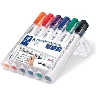 Staedtler Lumocolor Whiteboard-Marker farbsortiert 2,0 mm, 6 St.