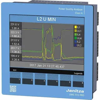 JANITZA UMG 512-PRO Spannungsqualitäts-Analysator