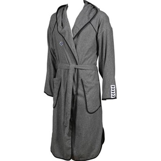 arena Icons Unisex Bademantel, GREY, 44