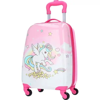 TheTrueC Kinder Trolley 4-Rollen Cabin 40 cm / 26 l pink/rosa