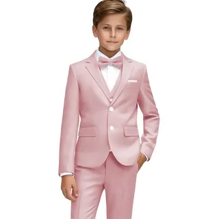 Leader of the Beauty Formeller Anzug für Jungen Hochzeitsoutfit für Jungen Kommunionanzüge Verstellbare Taille für Kleinkinder und Teenager - 10 Jahre