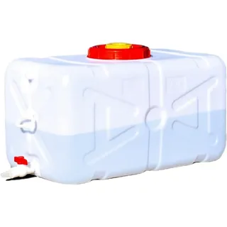 FIXARE JIESOO Kunststofftank Wassertank Regentonnen,25L/50L/75L/100L/150L/200L/300L Camping & Wandern Wasserspeicher Wasserbehälter Multifunktionaler Wassertank(200L)
