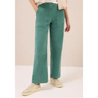 Cecil Neele Wide Leg Cordhose Grün 34