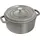 24 cm rund graphitgrau