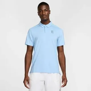 NIKE Herren Shirt M NKCT DF ADVTG POLO, Größe S in Pink PSYCHIC BLUE/STAR BLUE/BLACK