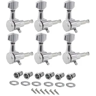 FVZWKHD Gitarren Locking Tuners Saitenstimmung Pegs Mechaniken Heads Satz für Gitarrenteile, Rechts