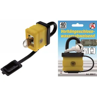 BGS Do it yourself Vorhängeschloss 85817, 40 mm, wasserabweisend