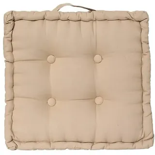 5Five Bodenkissen 40 x 40 x 8 cm Leinen