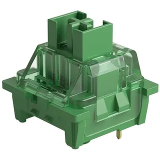 Akko V3 Matcha Green Pro Tastaturschalter mit staubdichtem Vorbau für mechanische Gaming-Tastatur, 50 gf Betätigungskraft, lineare Schalter, vorgeleuchteter Schalter (45 Stück)
