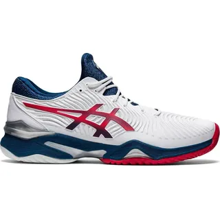 Asics Court Ff 2 - white/mako blue, Größe:9.5 - Blau