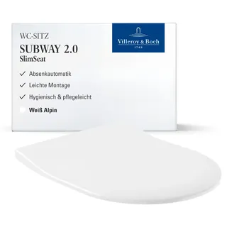 Villeroy & Boch Subway 2.0 WC-Sitz SlimSeat Weiß