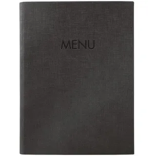 Sigel Speisekarten-Mappe DIN A5, 2 Hüllen anthrazit, 1 St.