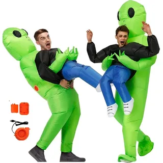 mormark Aufblasbares Alien-Kostüm Herren XXL
