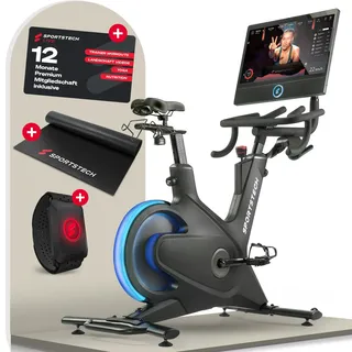Sportstech sBike Smart Indoor Cycling Bike schwarz