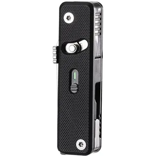 ROXON S504G Mini Flex Companion - 7-in-1-Multitool-EDC-Taschenmesser mit G10-Griff, kurzer Sheepsfoot-Klinge und Schere, Flaschen- und Dosenöffner, 4-mm-Bit usw