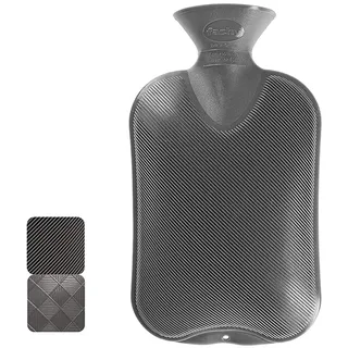 Fashy Wärmflasche Halblamelle 2 l Anthrazit