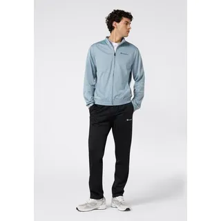 Champion Trainingsanzug CHAMPION "Tracksuit Small Logo", Herren, Gr. M (48/50), clbl, nbk, Obermaterial: 100% Polyester, Sportanzüge Trainingsanzug, zweiteiliges Set, aus Polyester, mit Reißverschlusstaschen