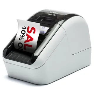 Brother QL-820NWBc Rot/Schwarz