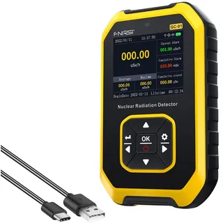 Geigerzähler Dosimeter Strahlungsdetektor zur Messung von Radioaktivität,Strahlungserkennungsgerät X γ β-Strahlen Echtzeit-Überwachungsgerät LCD-Display mit