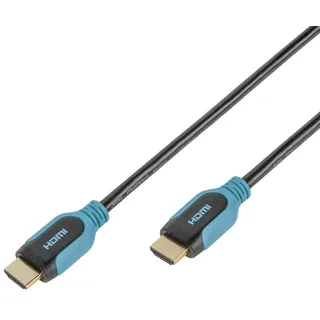 Vivanco HDMI-Kabel 2,5 m Blau/Schwarz