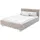 mit Matratze 140 x 200 cm beige