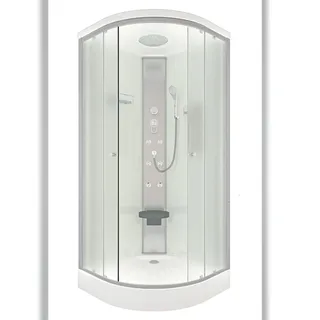 AcquaVapore Duschkabine Fertigdusche Dusche Komplettkabine D10-00M0 80x80 cm ohne 2k Scheiben Versiegelung