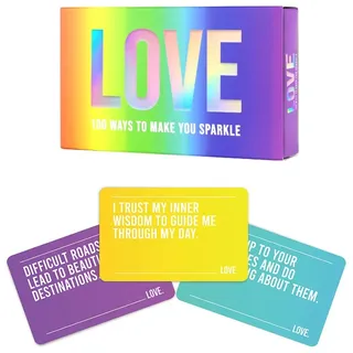 GR Gift Republic Love - 100 Affirmationskarten, die Sie zum Funkeln bringen
