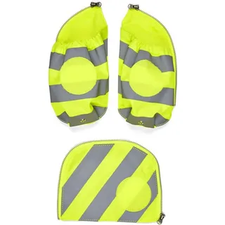 ergobag pack Seitentaschen Zip-Set, mit Reflektorstreifen Gelb, gelb